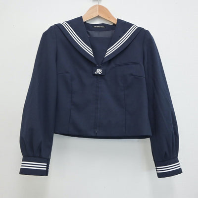 【中古】神奈川県 座間市立西中学校 女子制服 2点（セーラー服・スカート）sf020571