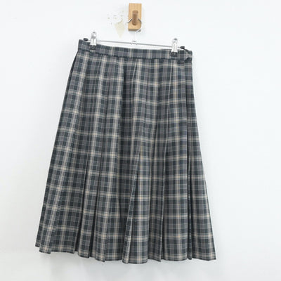 【中古】兵庫県 有野北中学校 女子制服 3点（ニットベスト・シャツ・スカート）sf020579