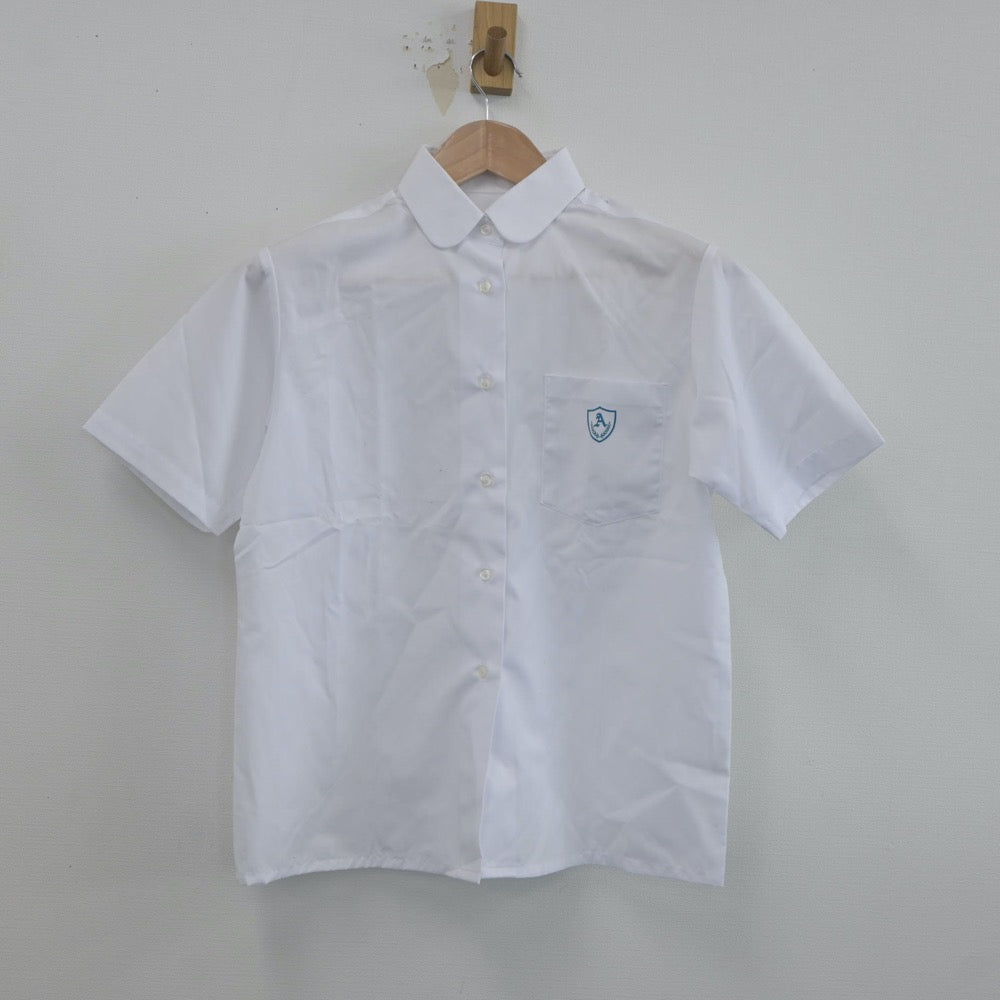 【中古】兵庫県 有野北中学校 女子制服 3点（ニットベスト・シャツ・スカート）sf020580