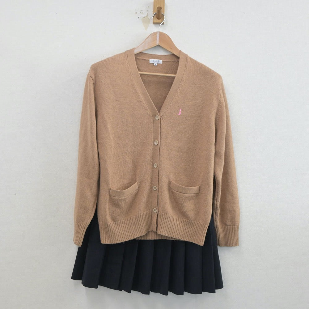 【中古】北海道 札幌東商業高等学校 女子制服 2点（ニット・スカート）sf020589