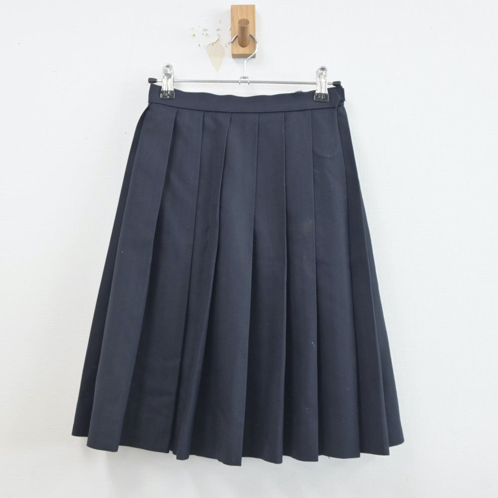 【中古】北海道 札幌東商業高等学校 女子制服 2点（ニット・スカート）sf020589