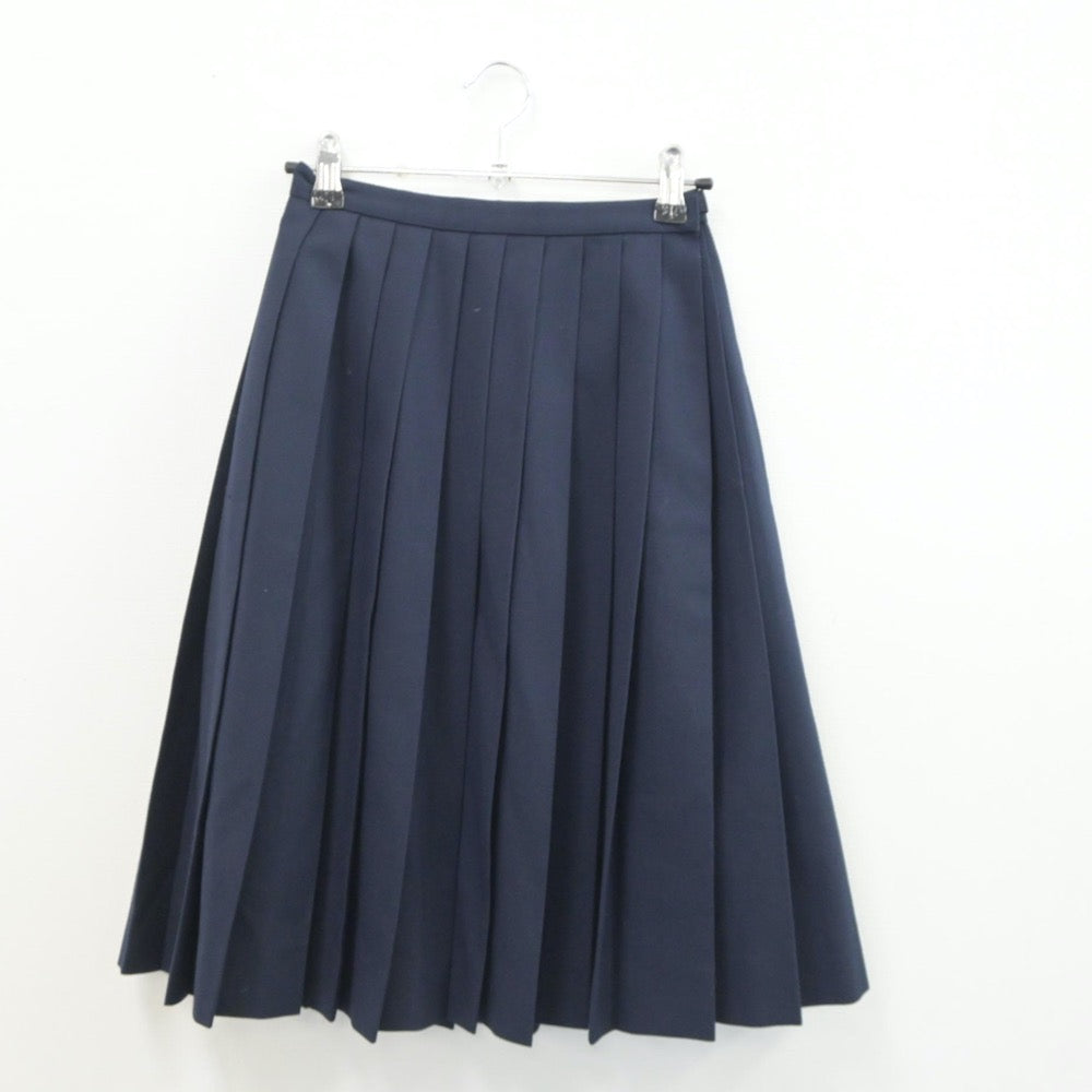 【中古】新潟県 見附市立西中学校 女子制服 2点（セーラー服・スカート）sf020594