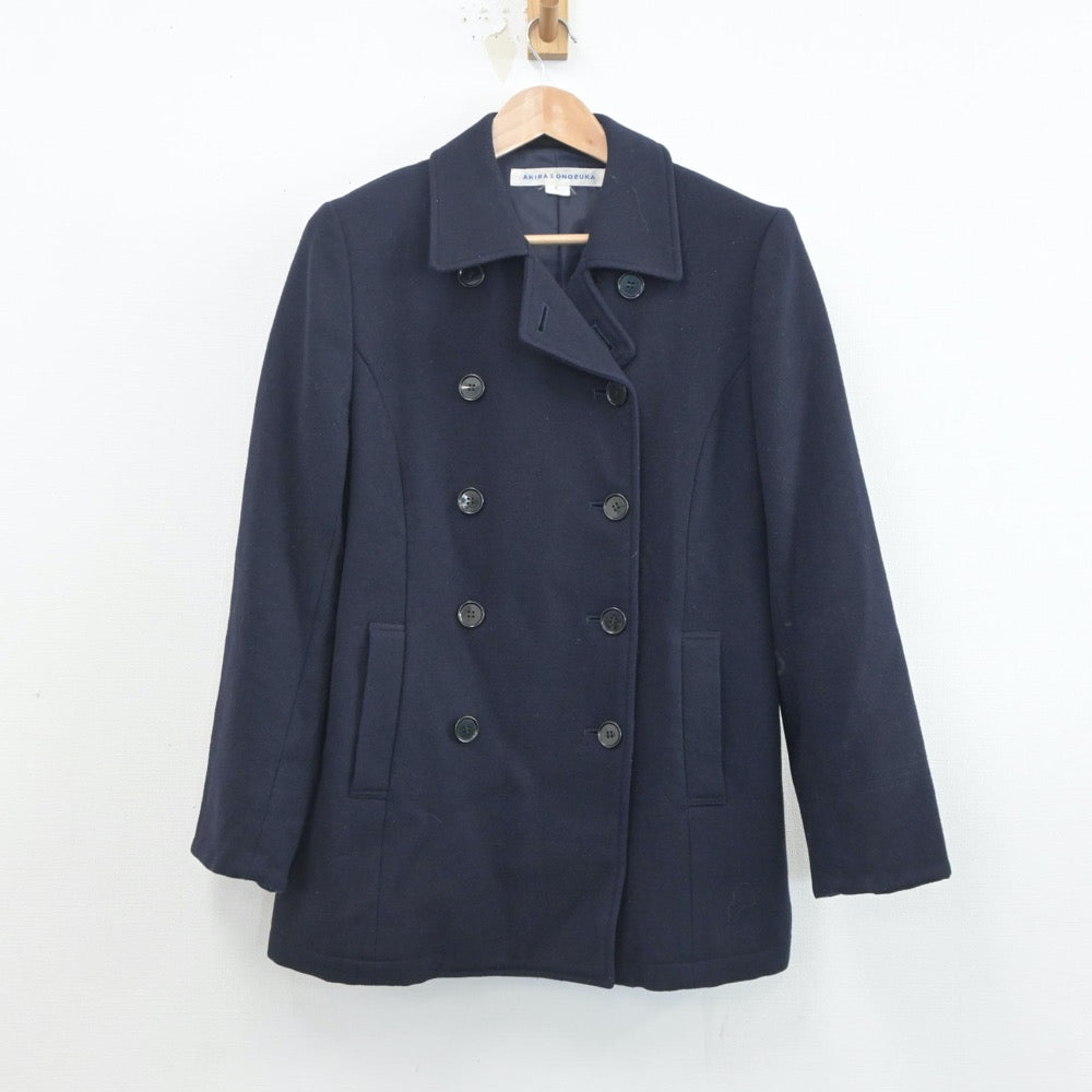 【中古】岡山県 山陽学園中学校・高等学校 女子制服 1点（コート）sf020600