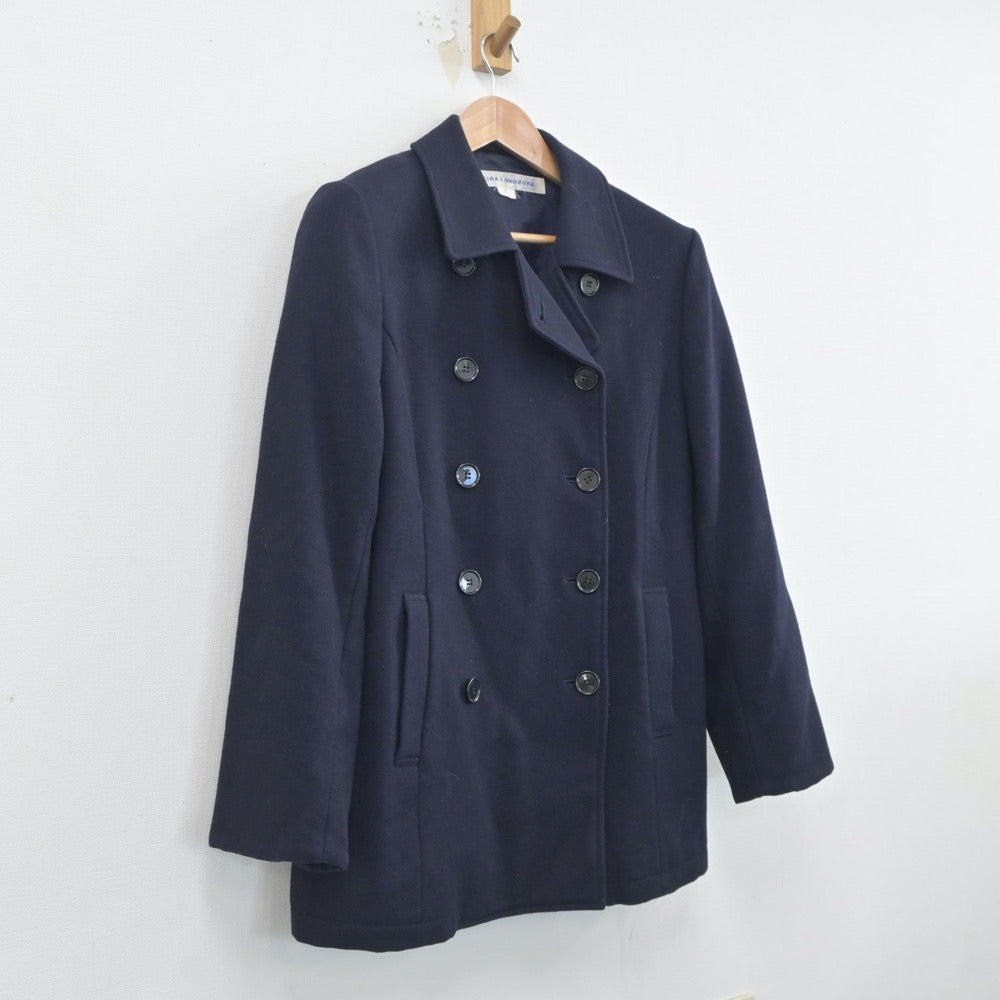 【中古】岡山県 山陽学園中学校・高等学校 女子制服 1点（コート）sf020600