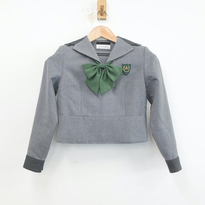 【中古】岡山県 山陽学園中学校・高等学校 女子制服 1点（セーラー服）sf020603