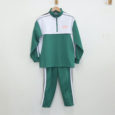 【中古】岡山県 山陽学園中学校・高等学校 女子制服 2点（ジャージ 上・ジャージ 下）sf020604