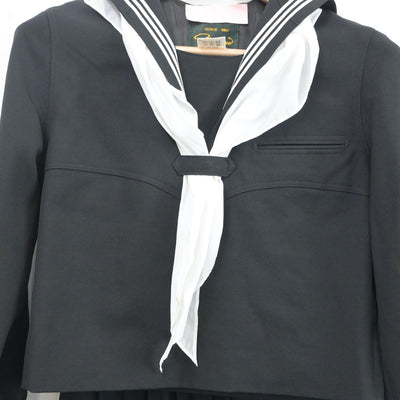 【中古】東京都 富士見中学校 女子制服 3点（セーラー服・スカート）sf020612