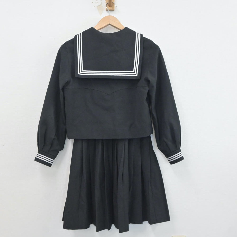 【中古】東京都 富士見中学校 女子制服 3点（セーラー服・スカート）sf020612