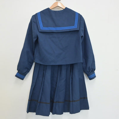 【中古】愛知県 東浦高等学校 女子制服 2点（セーラー服・スカート）sf020620