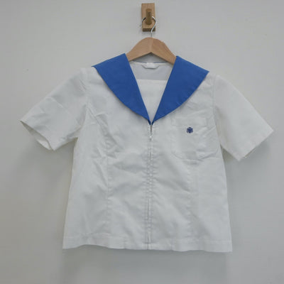 【中古】秋田県 西高等学校 女子制服 2点（セーラー服・スカート）sf020629