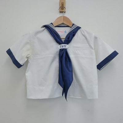 【中古】神奈川県 日本女子大学附属中学校 女子制服 4点（セーラー服・スカート）sf020630