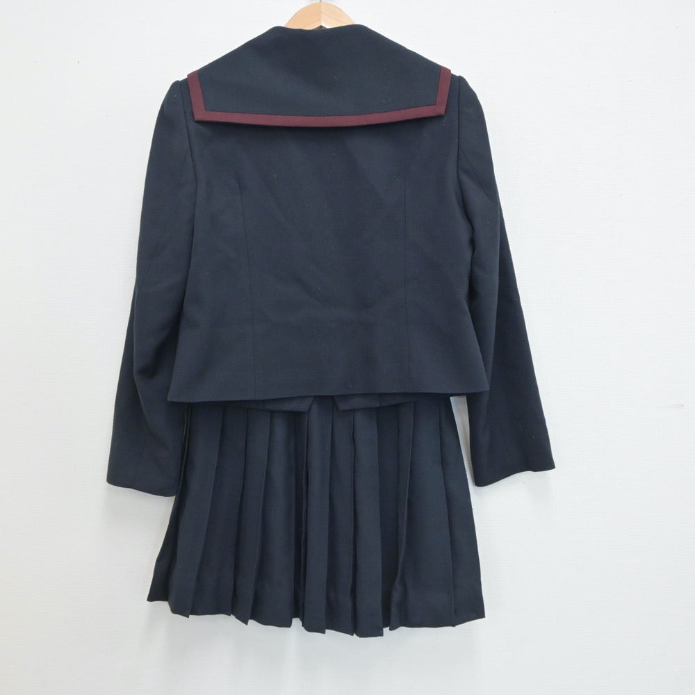 【中古】大阪府 履正社高等学校 女子制服 3点（セーラー服・スカート）sf020631