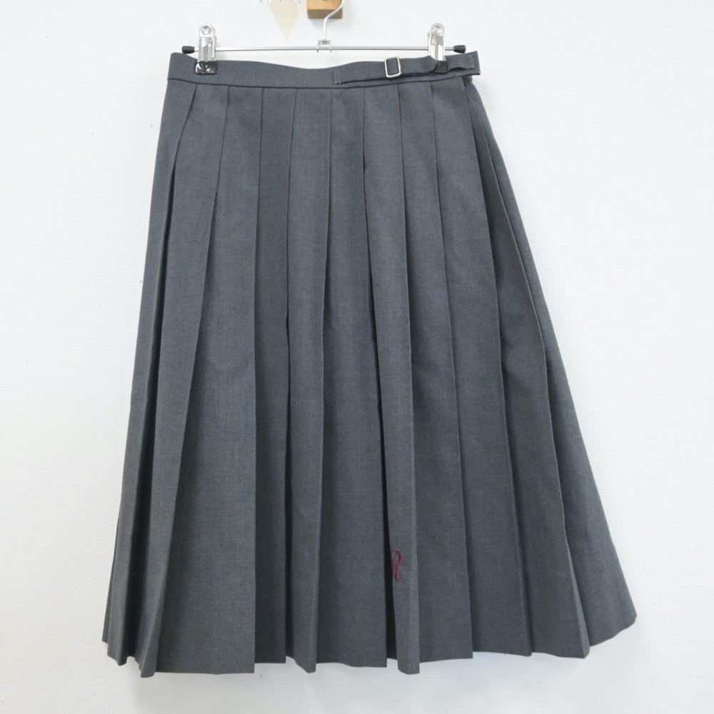 【中古】大阪府 履正社高等学校 女子制服 4点（シャツ・ニットベスト・スカート）sf020632