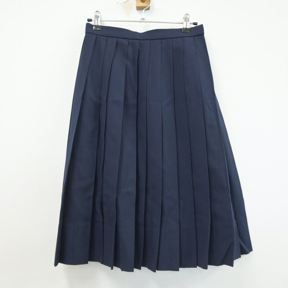 【中古】埼玉県 富士見台中学校 女子制服 4点（セーラー服・スカート）sf020642