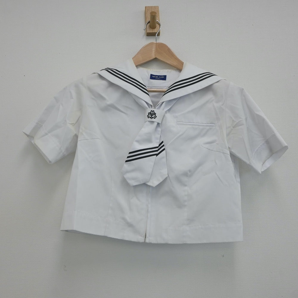 【中古】埼玉県 富士見台中学校 女子制服 3点（セーラー服・スカート）sf020644