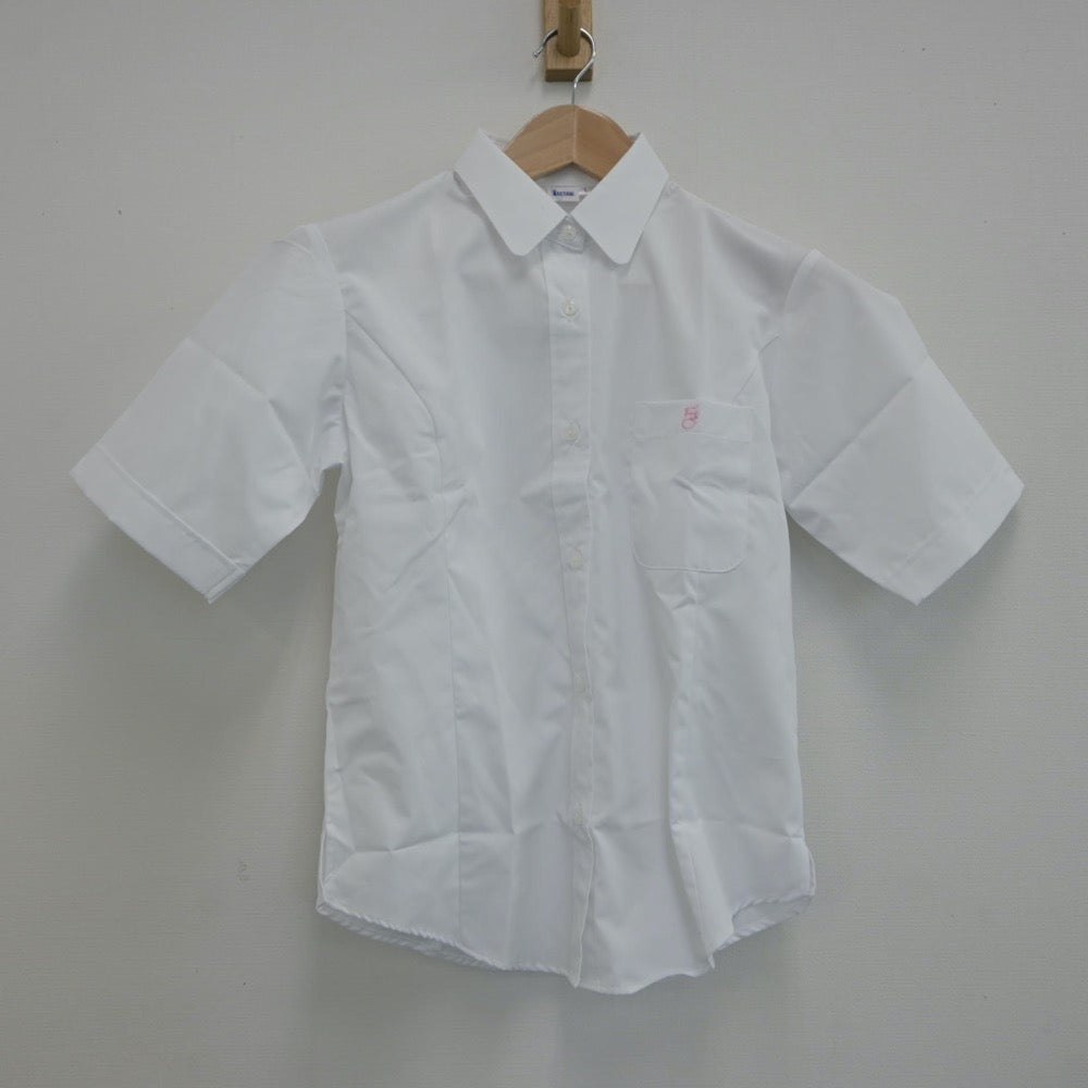 【中古】東京都 下北沢成徳高等学校 女子制服 2点（シャツ・ニットベスト）sf020658