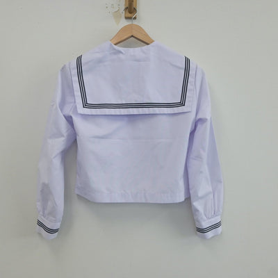 【中古】静岡県 天竜中学校 女子制服 4点（セーラー服・スカート）sf020661