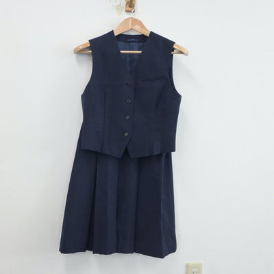 【中古】静岡県 浜名高等学校 女子制服 3点（ブレザー・ベスト・スカート）sf020662