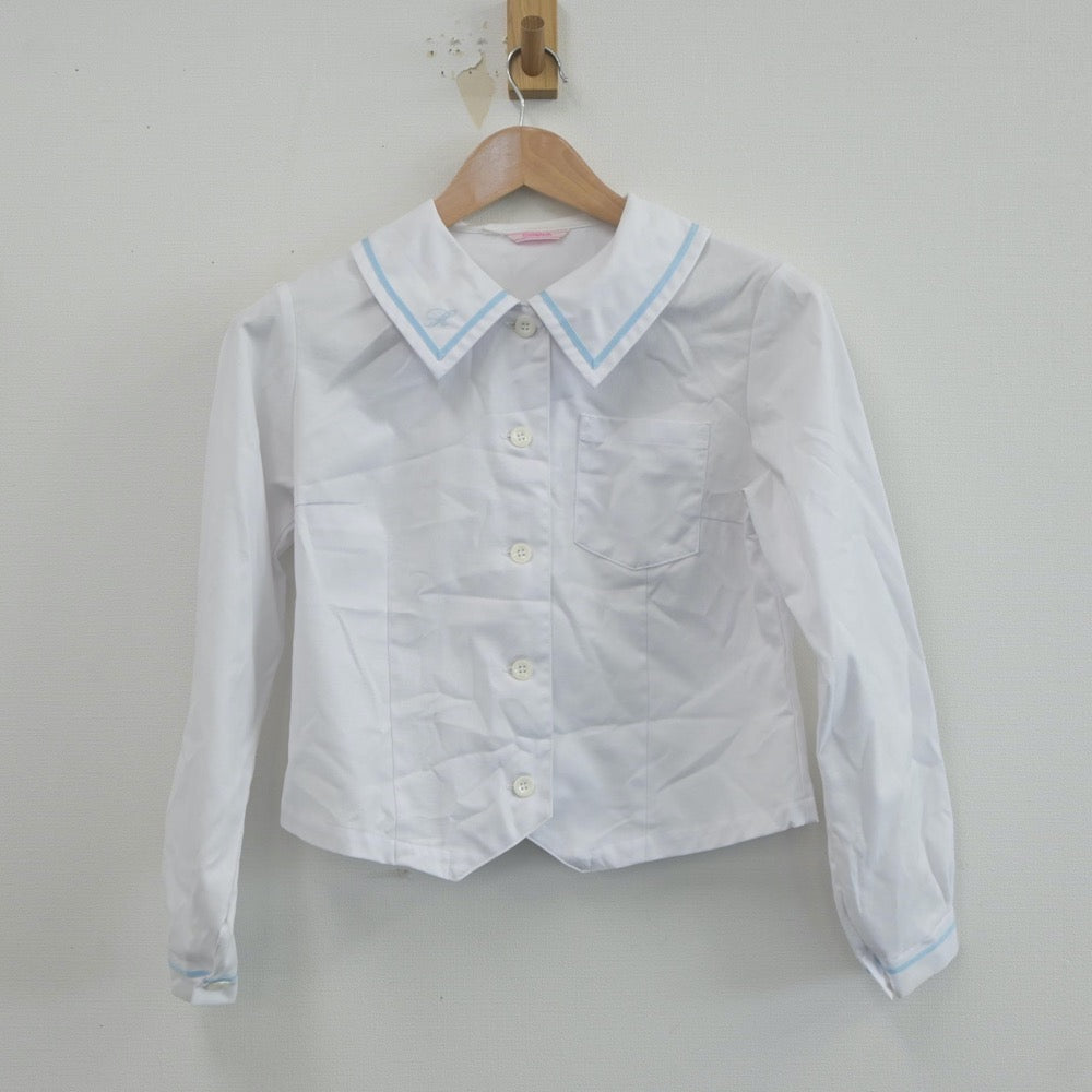 【中古】静岡県 浜名高等学校 女子制服 2点（ニット・シャツ）sf020664