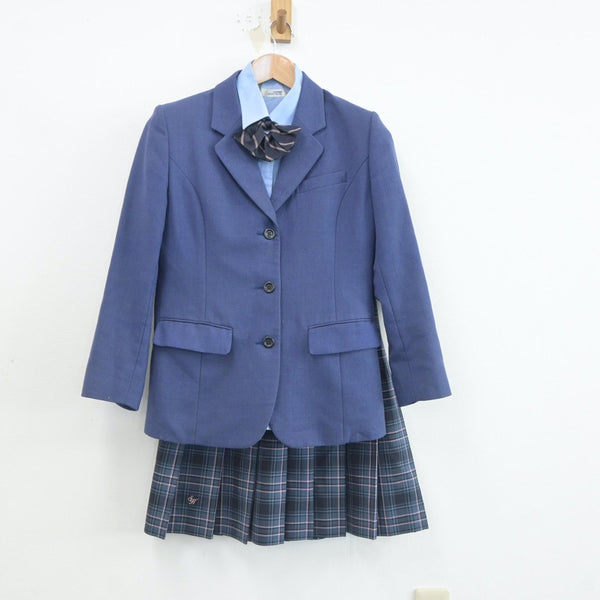 【中古】愛知県 桜丘高等学校 女子制服 5点（ブレザー・シャツ・スカート）sf020666