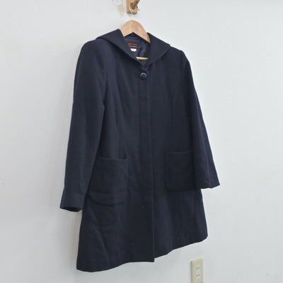 【中古】福岡県 小倉日新館中学校 女子制服 2点（コート）sf020672