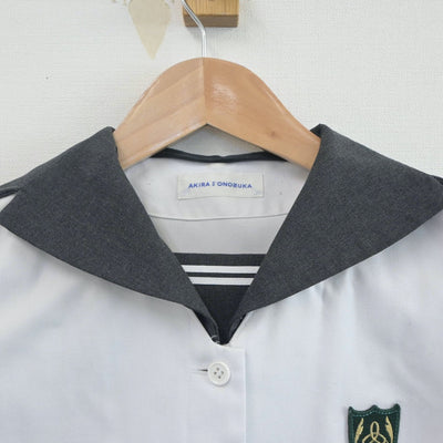 【中古】岡山県 山陽学園中学校 女子制服 1点（セーラー服）sf020675