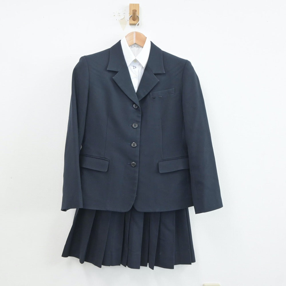 【中古】岩手県 一関第一高等学校 女子制服 3点（ブレザー・シャツ・スカート）sf020676