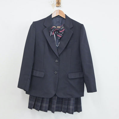 【中古】神奈川県 百合丘高等学校 女子制服 4点（ブレザー・スカート）sf020685