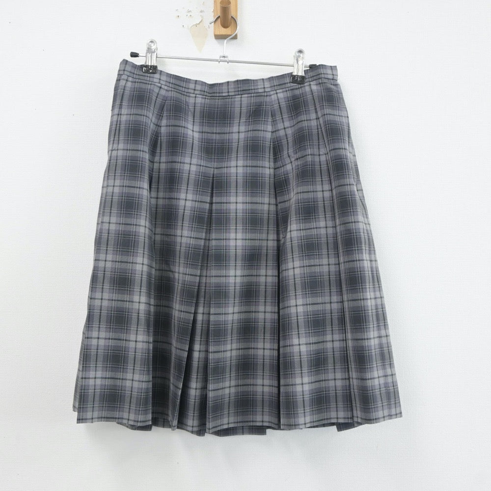 【中古】宮崎県 宮崎学園高等学校 女子制服 2点（ニット・スカート）sf020696