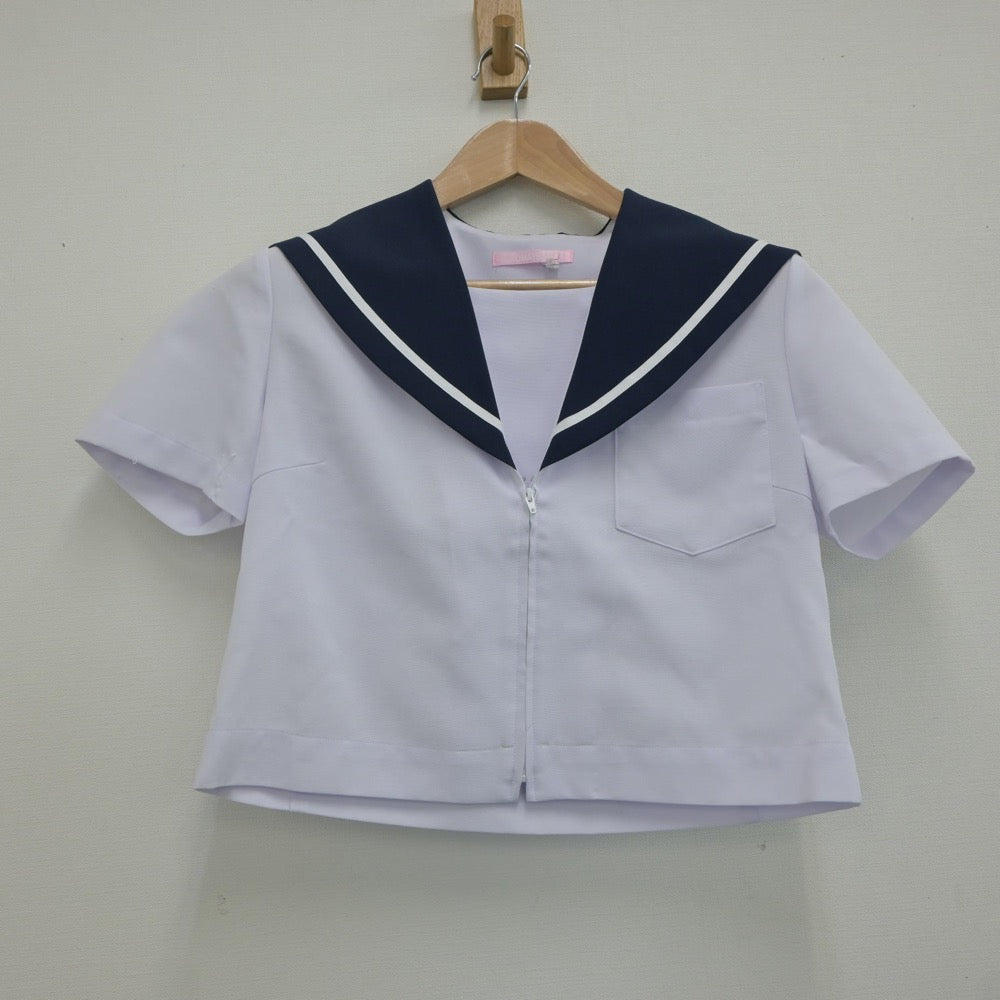 【中古】愛知県 光陵中学校 女子制服 2点（セーラー服・スカート）sf020708