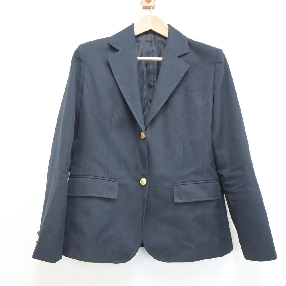 【中古】宮城県 長町中学校 女子制服 2点（ブレザー・スカート）sf020710