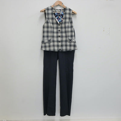 【中古】会社制服 事務服 3点 sf020711