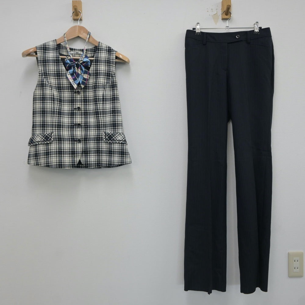 【中古】会社制服 事務服 3点 sf020711