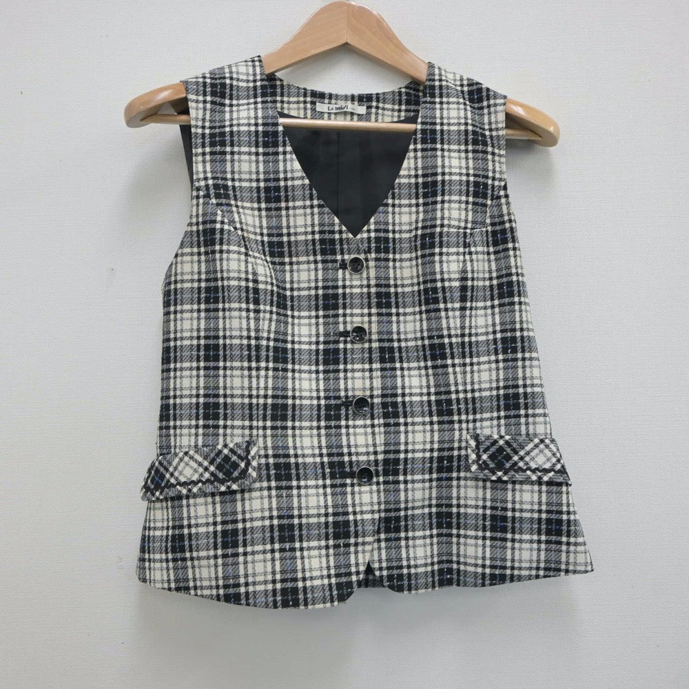 【中古】会社制服 事務服 3点 sf020711