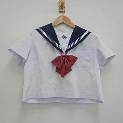 【中古】佐賀県 神埼中学校 女子制服 3点（セーラー服・スカート）sf020731