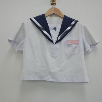 【中古】佐賀県 神埼中学校 女子制服 2点（セーラー服・スカート）sf020732