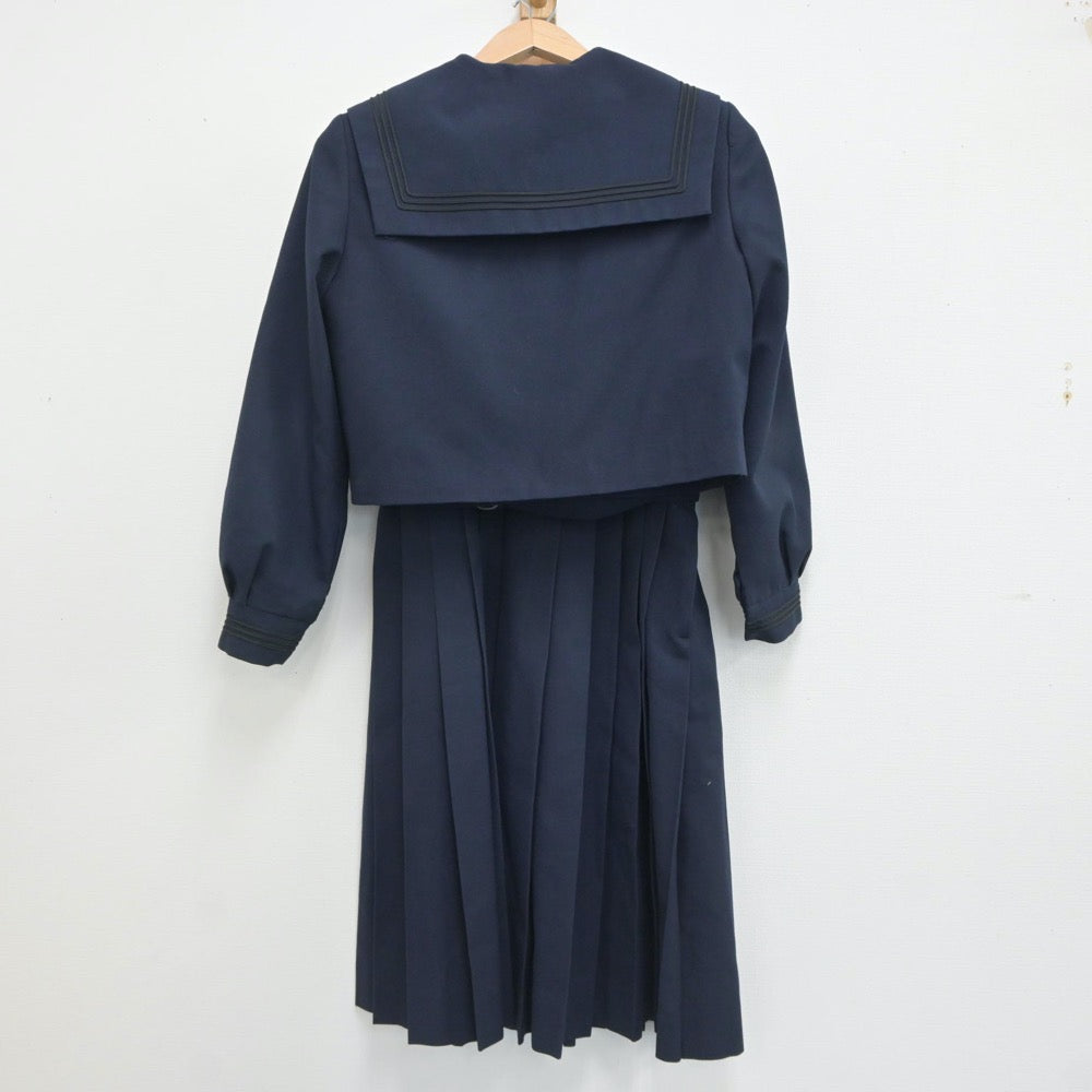 【中古】東京都 小岩第四中学校 女子制服 3点（セーラー服・ジャンパースカート）sf020736