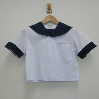 【中古】東京都 小岩第四中学校 女子制服 2点（セーラー服・スカート）sf020737