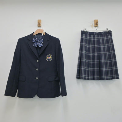 【中古】埼玉県 わせがく高等学校 女子制服 3点（ブレザー・スカート）sf020744