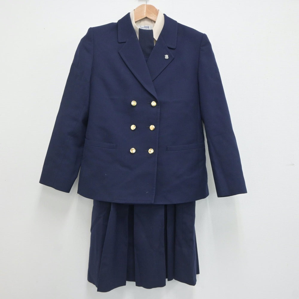 【中古】神奈川県 清泉女学院中学高等学校 女子制服 5点（ブレザー・シャツ・ニット・ジャンパースカート）sf020745