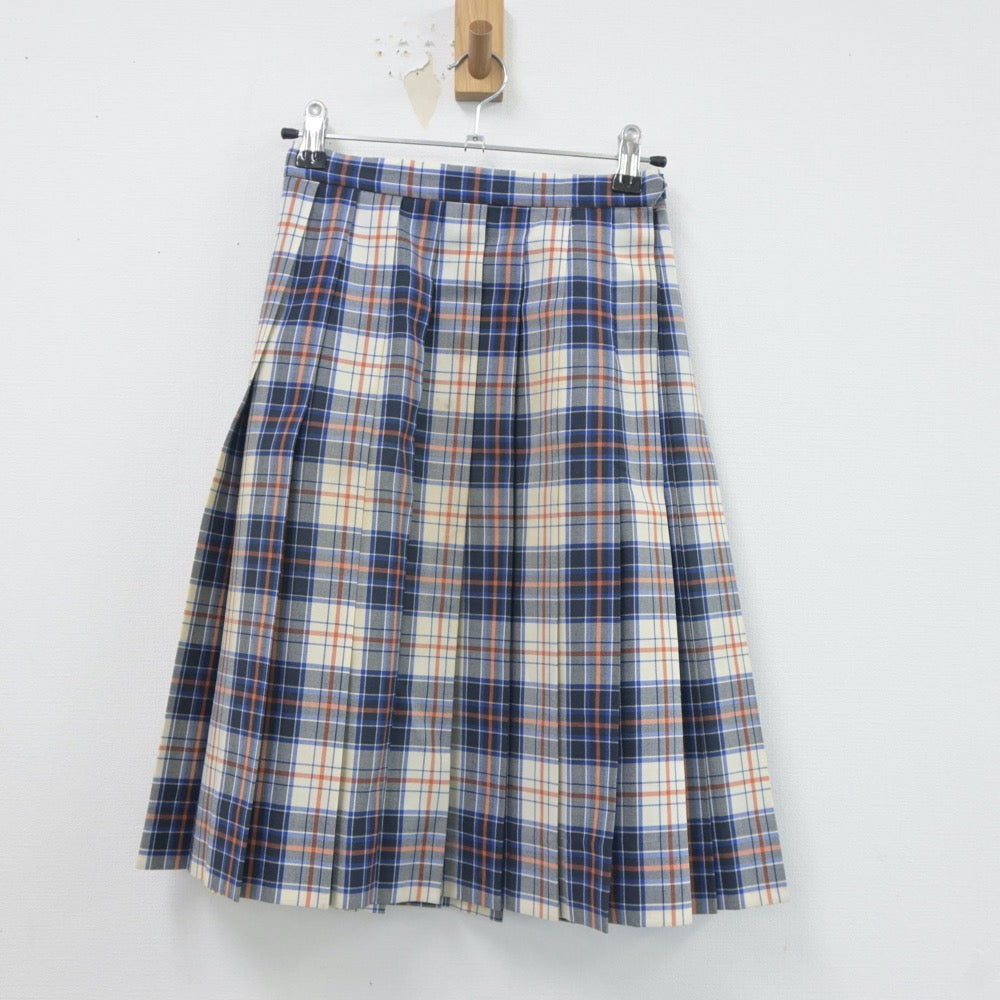 【中古】大阪府 追手門学院高等学校 女子制服 2点（シャツ・スカート）sf020765