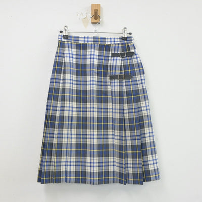 【中古】大阪府 追手門学院高等学校 女子制服 3点（シャツ・スカート）sf020766