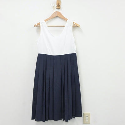 【中古】福岡県 精華女子高等学校 女子制服 4点（セーラー服・ジャンパースカート）sf020779