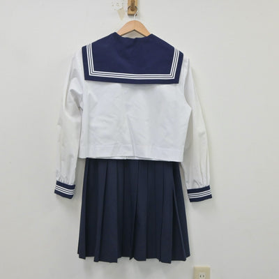 【中古】茨城県 境第一中学校 女子制服 2点（セーラー服・スカート）sf020782