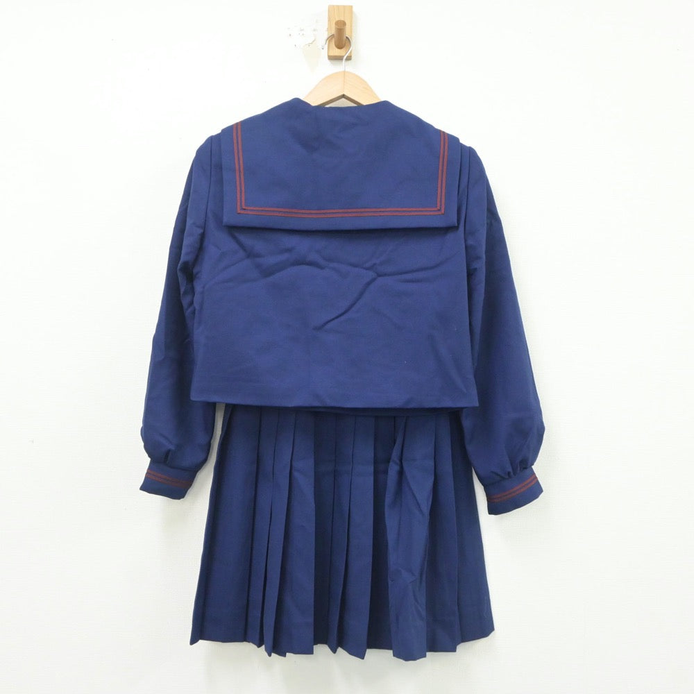 【中古】鳥取県 米子東高等学校 女子制服 3点（セーラー服・スカート）sf020791