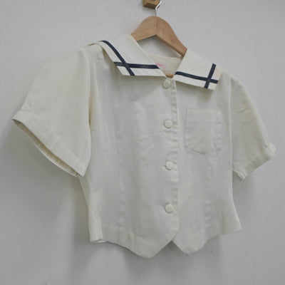 【中古】岡山県 岡山南高等学校 女子制服 1点（セーラー服）sf020796