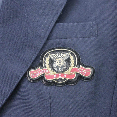 【中古】神奈川県 幸高等学校 女子制服 3点（ブレザー・シャツ・ニット）sf020798