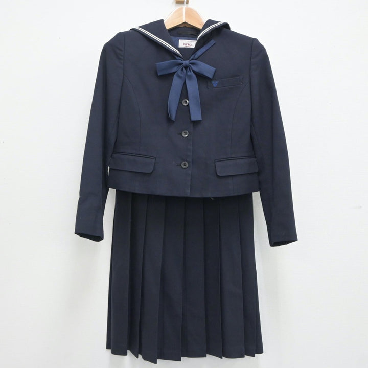 【中古制服】佐賀県 唐津東中学校 女子制服 3点（セーラー服・ジャンパースカート）sf020800【リサイクル学生服】 | 中古制服通販パレイド