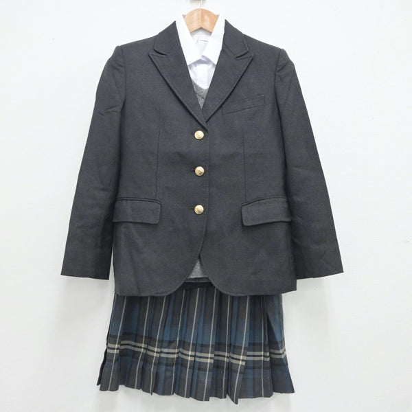 【中古制服】東京都 三田高等学校 女子制服 4点（ブレザー・シャツ・ニット・スカート）sf020806【リサイクル学生服】 | 中古制服通販パレイド