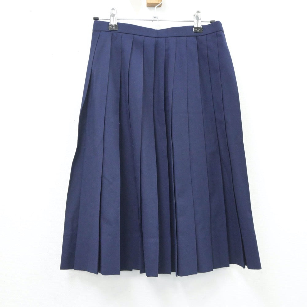 【中古】佐賀県 唐津第一中学校 女子制服 3点（セーラー服・スカート）sf020810